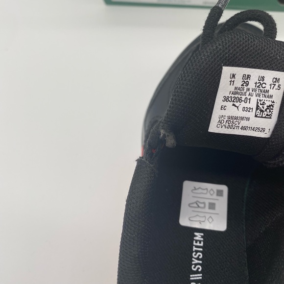 Little Kids Puma RS-Fast Red and Black - Picture 4 of 13